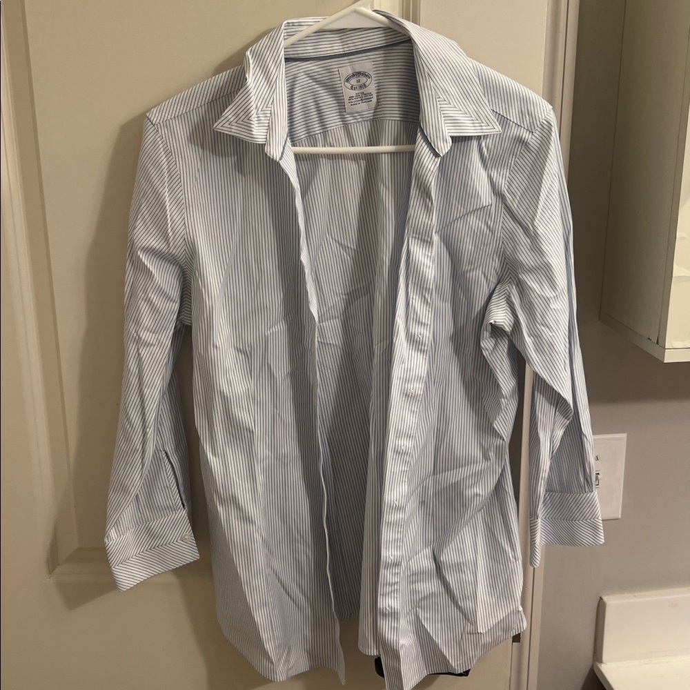 Women’s Striped Button-Down Shirt
